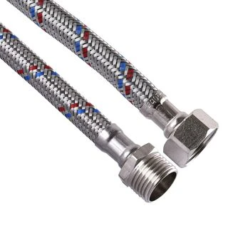 Шланг нержавіюча сталь ECO FIX 1/2&Prime;х1/2&Prime; ЗВ  1,2 м EPDM