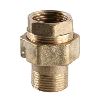 Згін американка пряма латунна 3/4&Prime;ВР х 3/4&Prime;ЗР ливарна з паранітовою прокладкою 1503Б