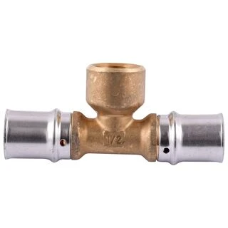 Трійник із внутрішньою різьбою прес APE ITALY AP 132 20х1/2&Prime;х20