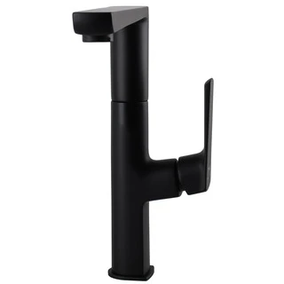 Змішувач для кухні TOPAZ LEXI TL 21401-H57-BB на гайці,Чорний мат.,шланги TAQ-M1055,D25