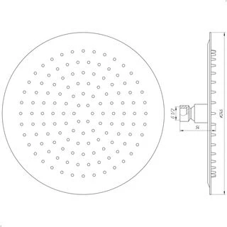 Душова лійка Globus Lux ST-0250-R