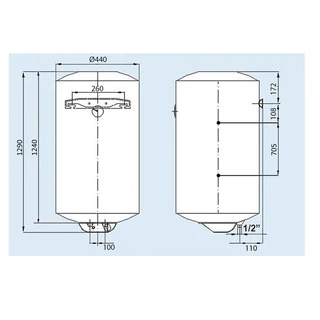 Водонагрівач LEOV LCV Comby 150 l непрямий нагрів (150L C)