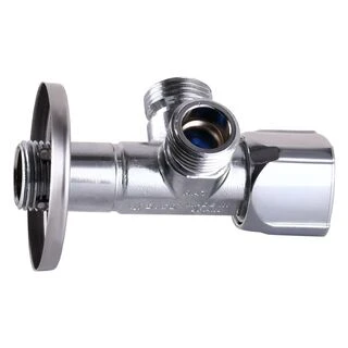 Кран кульовий кутовий подвійний ARCO  1/2&Prime;х 3/4&Prime;х3/4&Prime; A80TWIN CQ4107