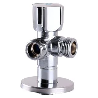 Кран кульовий кутовий подвійний ARCO  1/2&Prime;х 3/4&Prime;х3/4&Prime; A80TWIN CQ4107