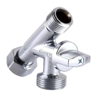 Кран кульовий з притискною гайкою ARCO CONECTA 1/2&Prime;х1/2&Prime;х3/4&Prime; 280020