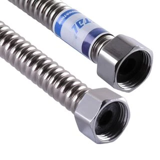 Шланг гофрований Waterstal з нержавіючої сталі для підведення води 1/2&Prime; гайка/гайка 2000 мм WS 200 SW