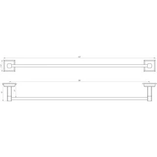 Тримач рушників TOPAZ TKB 9912/60