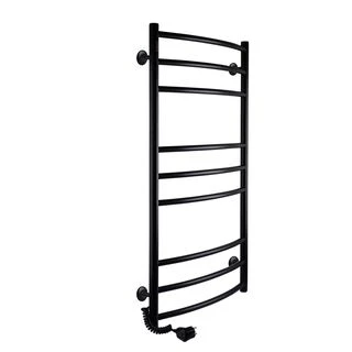 Рушникосушарка UNIO LDE EL 1000-500-9 BLK Драбинка Дуга Еліт електро чорна