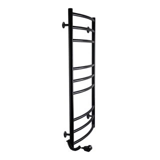 Рушникосушарка UNIO LDE EL 1000-500-9 BLK Драбинка Дуга Еліт електро чорна