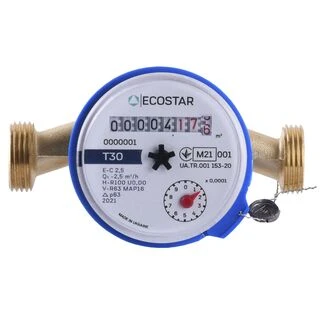 Лічильник холодної води ECOSTAR DN15 1/2&Prime; L110 E-C 2,5