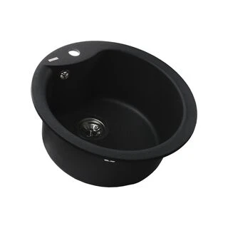 Гранітна мийка Globus Lux ORTA графіт 485мм-А0001