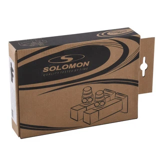 Набір Кран напівобертовий кутовий з американкою SOLOMON LUX 1/2&Prime; CUBE BLACK 8888 (1уп)