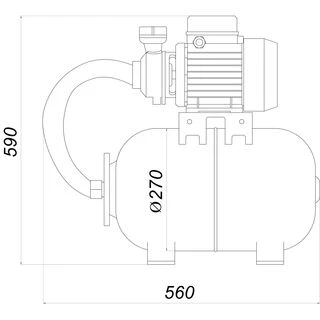 Насосна станція TR-D (Насос KF-5 1,1кВт)