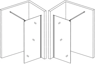 Душова перегородка LEGA 110TC (110T) BRAVO (1уп.)