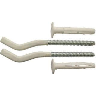 Комплект кронштейнів радіатора CRISTAL NS-1015 штирьковий прорезинений з дюбелем &Oslash;9х170мм (2шт)