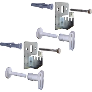 Універсальний комплект C-кронштейнів торцевого кріплення панельного радіатора NS-1018 CRISTA (2 шт)