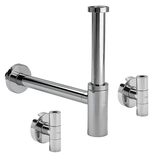 Сифон в комплектi Eleganta Set VIEGA 1 1/4&Prime; метал. хром 492489 (57884)