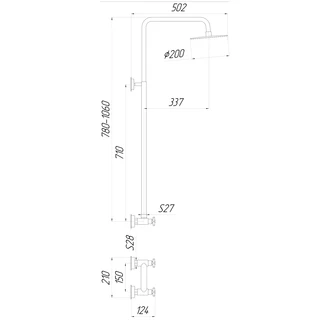 Душова система Globus Lux DUKAT SD4-SH-05