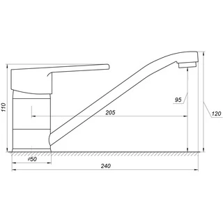 Змішувач для кухні Globus Lux Koln GLK-0203