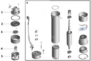 Насос свердловинний вихровий VOLKS pumpe PM  4SKm100 0.75кВт + кабель 10м