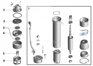 Насос свердловинний вихровий VOLKS pumpe PM  4SKm150 1.1кВт + кабель 10м
