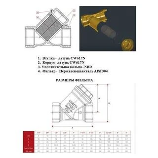 Фільтр грубого очищення  ITAP 1 1/4&Prime; 192