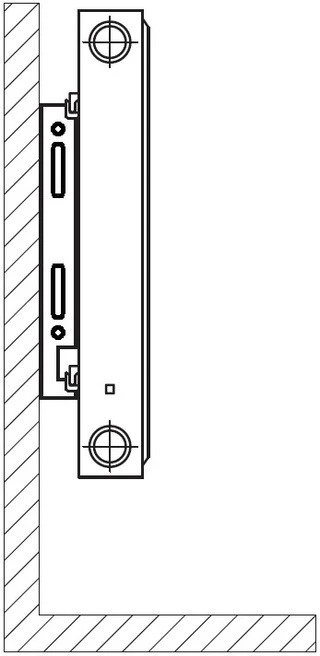 Радіатор сталевий 11/500х1100 бок KALITE