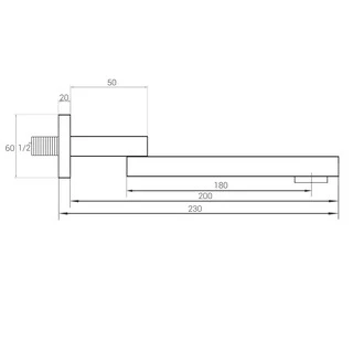 Вилив вбудованого змішувача Globus Lux GLM-200 N-00