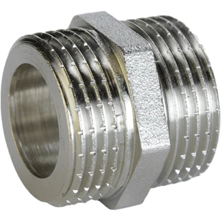 Ніпель 1/2&Prime;ЗЗ нікельований під прокладку А0501-1А(нк)