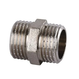 Ніпель 1/2&Prime;ЗЗ нікельований під прокладку А0501-1А(нк)