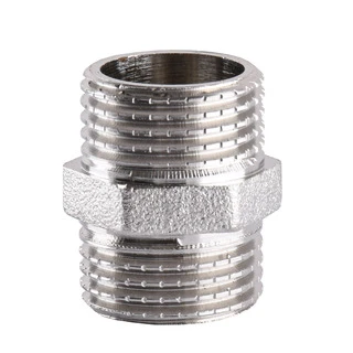 Ніпель 1/2&Prime;ЗЗ нікельований під прокладку А0501-1А(нк)