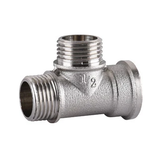 Трійник 1/2&Prime;ВЗЗ нікельований А0204А(нк)