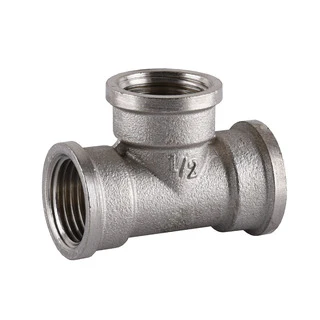 Трійник 1/2&Prime;ВВВ нікельований А0242-1А(нк)