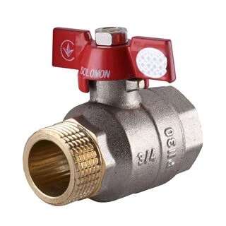 Кран кульовий прямий SOLOMON 3/4&Prime; ЗВ КБ PN30 B1015