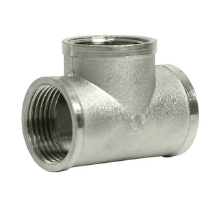 Трійник SOLOMON 1&Prime;х1/2&Prime;х1&Prime; ВВВ нікель 8202 N