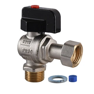 Кран кульовий котловий кутовий з накидною гайкою ARCO 1/2&Prime; 150813