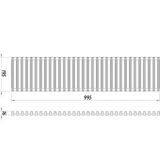 Решітка Алюміній 1000.200.16