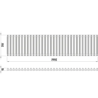 Решітка Алюміній 2000.200.16