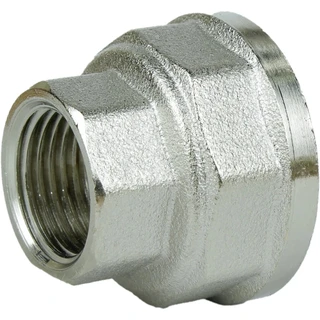 Муфта редукційна 1 1/4&Prime;х 3/4&Prime;ВВ нікельована восьмигранна А0334А(нк)