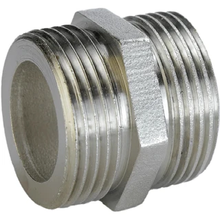 Ніпель 1&Prime;ЗЗ нікельований під прокладку А0506-1А(нк)