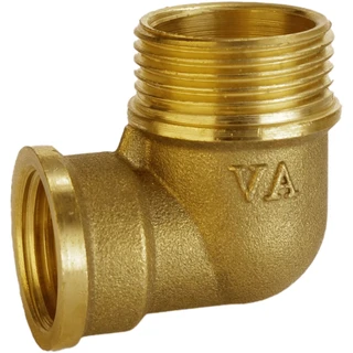 Кутник редукційний 3/4&Prime;х1/2&Prime;ЗВ латунний А0106А