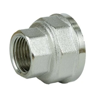 Муфта редукційна 3/4&Prime;х1/2&Prime;ВВ нікельована восьмигранна А0342А(нк)
