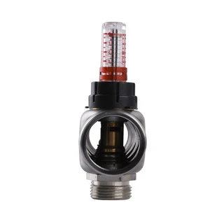 Колектор нержавіюча сталь з вимірювачем витрат ЕСО 001N 1&Prime; x2