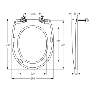 Сидіння для унітазу SoloPlast СП-8