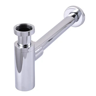 Сифон для раковин циліндричний Globus Lux GSB-32-125-00 1 1/4 &Prime;, хром, латунь