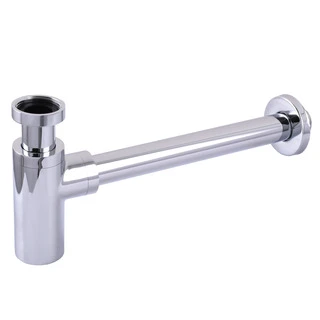 Сифон для раковин циліндричний Globus Lux GSB-32-125-00 1 1/4 &Prime;, хром, латунь