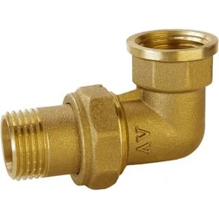 Згін американка кутова 1/2&Prime;ВЗ латунна Б0838А