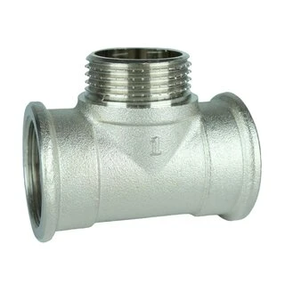 Трійник 1&Prime;ВЗВ нікельований А0273А(нк)