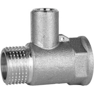 Трійник редукційний 1/2&Prime;хМ10 х1/2&Prime;ВВЗ нікельований (термодатчик) А0202А(нк)