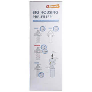 Фільтр-колба + ПП картридж  Big Blue 20&Prime;, 1&Prime; NEW (функція зворотньої промивки)